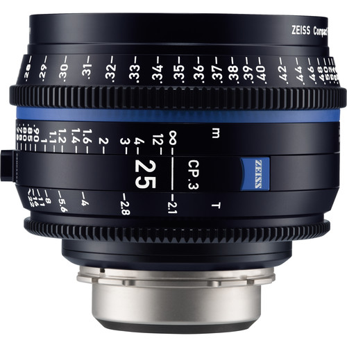 لنز-زایس--Zeiss-CP-3-25mm-T2-1-Compact-Prime-Lens-(PL-Mount,-Feet)